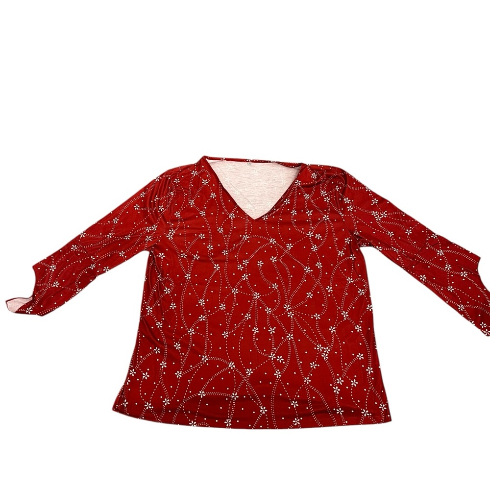 Women’s Red 2 XL Blouse NWT